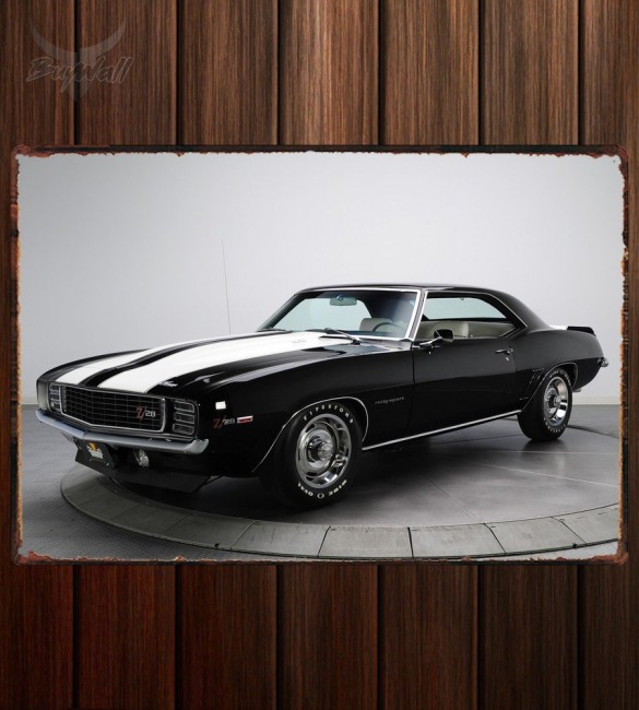 Металлическая табличка Chevrolet Camaro Z 28 RS Металлическая табличка Chevrolet Camaro Z 28 RS